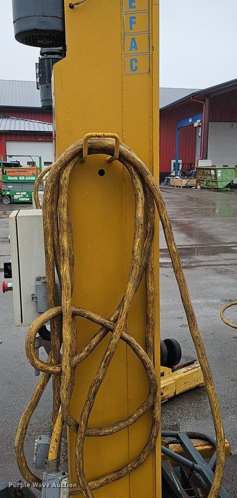 image for item DQ8662 2001 Sefac 1200M65  four post automotive lift