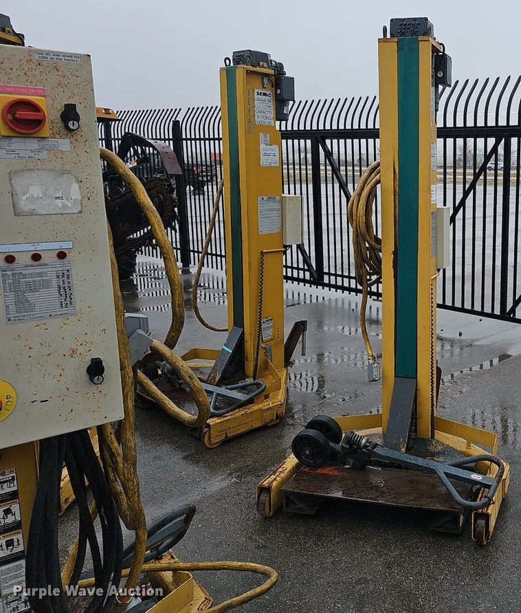 image for item DQ8662 2001 Sefac 1200M65  four post automotive lift