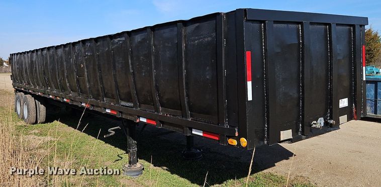 image for item DR8545 1974 Transcraft TH40 scrap trailer