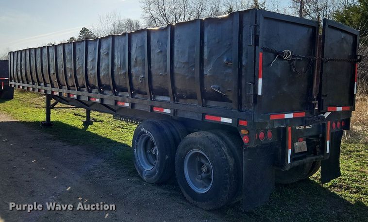 image for item DR8545 1974 Transcraft TH40 scrap trailer