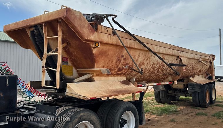 image for item EJ0335 1991 Fruehauf  DRXX-M2-32 end dump trailer