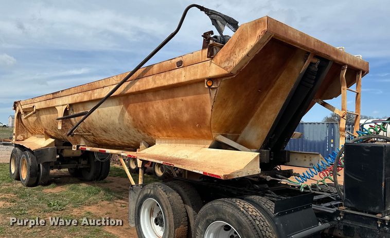 image for item EJ0335 1991 Fruehauf  DRXX-M2-32 end dump trailer