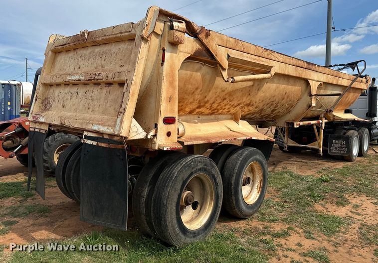 image for item EJ0335 1991 Fruehauf  DRXX-M2-32 end dump trailer