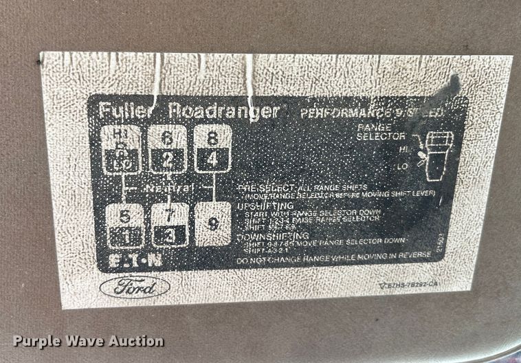 image for item LD9305 1990 Ford L9000 semi truck