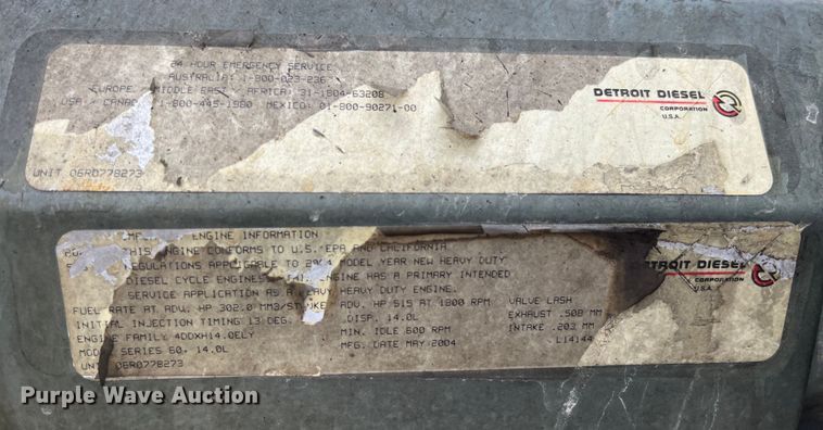 image for item LD9349 2005 Western Star 4900EX semi truck