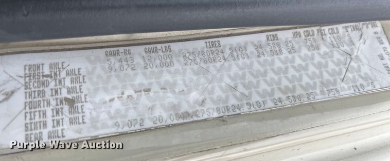 image for item LD9349 2005 Western Star 4900EX semi truck