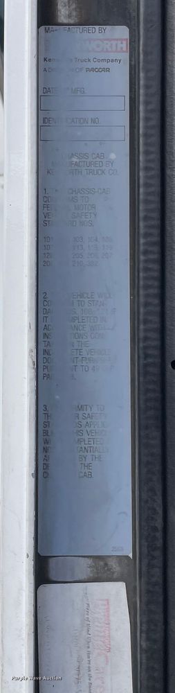 image for item LW9025 1997 Kenworth  T800 tank truck