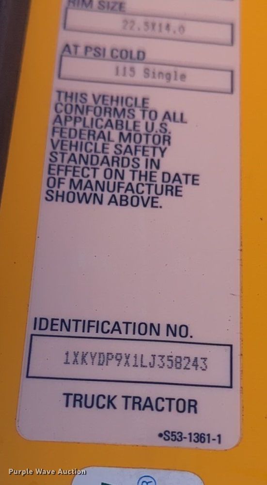 image for item NG9406 2020 Kenworth T680 semi truck