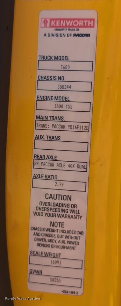 image for item NG9407 2020 Kenworth T680 semi truck