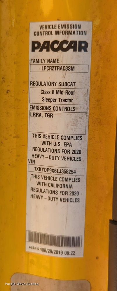 image for item NG9409 2020 Kenworth T680 semi truck