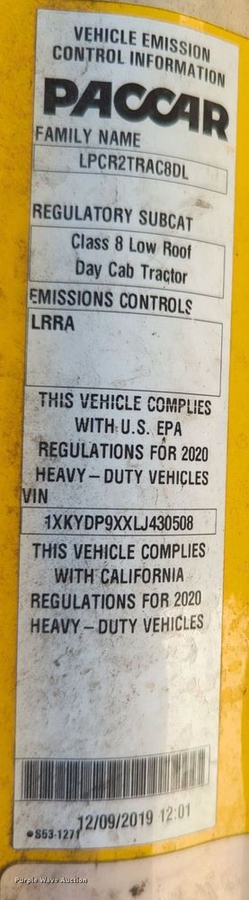 image for item NG9410 2020 Kenworth T680 semi truck