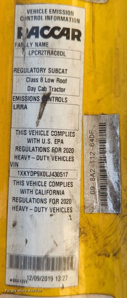 image for item NG9411 2020 Kenworth T680 semi truck