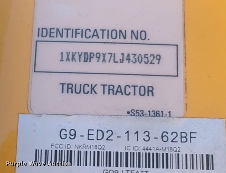 image for item NG9412 2020 Kenworth T680 semi truck