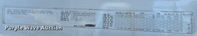 image for item NH9025 2015 Freightliner  Cascadia 125 CA125SLP semi truck