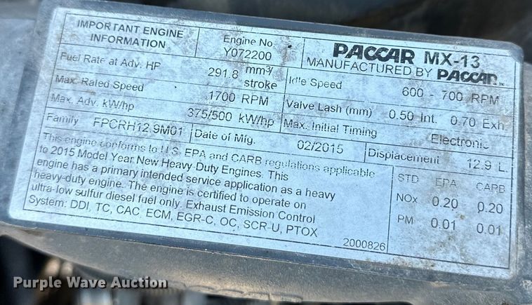 image for item OA9744 2016 Kenworth T680 semi truck