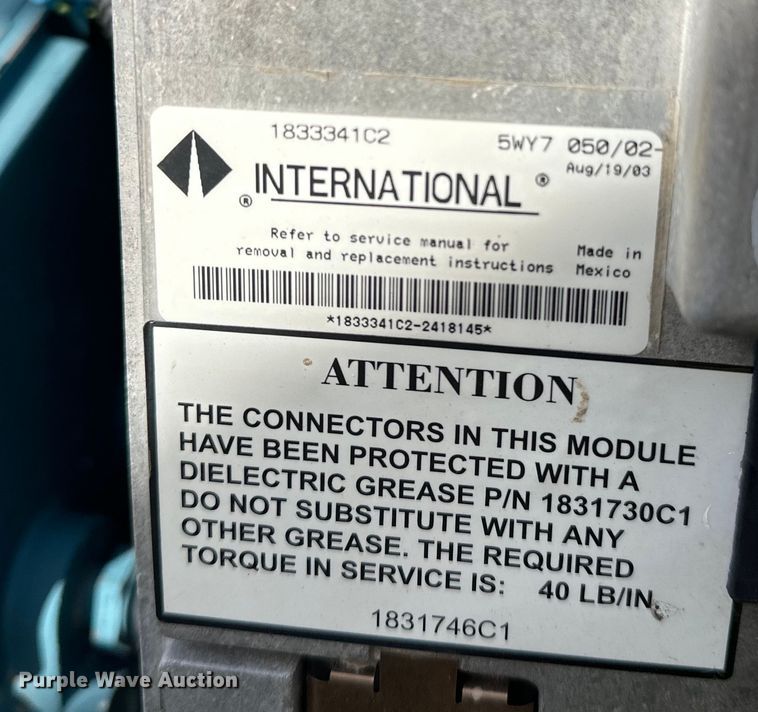 image for item OM9283 2003 International  C195 engine 