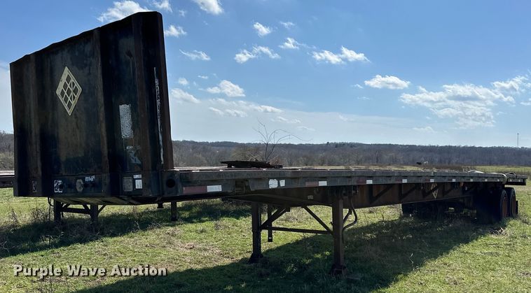 image for item OM9984 1991 Fontaine  FTW-4-8048SLW flatbed trailer