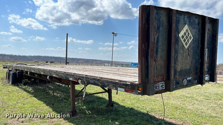 image for item OM9984 1991 Fontaine  FTW-4-8048SLW flatbed trailer