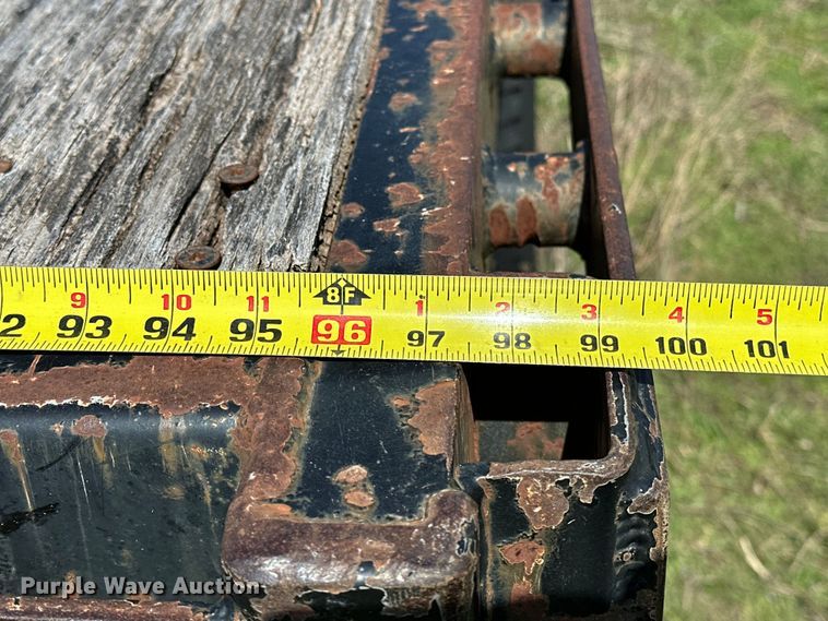 image for item OM9984 1991 Fontaine  FTW-4-8048SLW flatbed trailer