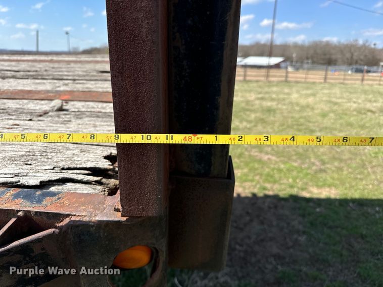 image for item OM9984 1991 Fontaine  FTW-4-8048SLW flatbed trailer