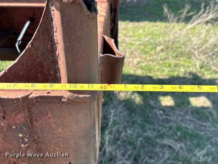 image for item OM9985 1968 Hobbs FBHCD-EP-40 flatbed trailer