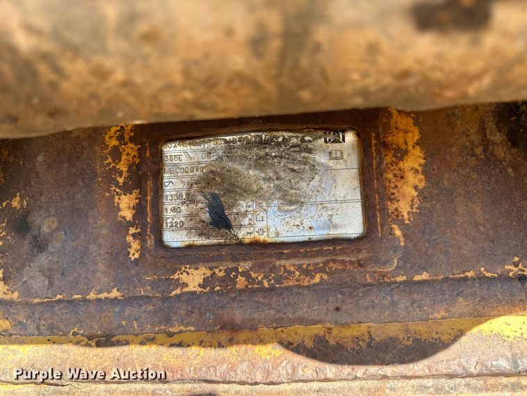 image for item DG0496 2011 Caterpillar 336EL excavator