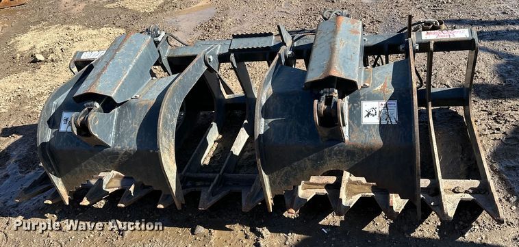 image for item DG0529 Stout XHD84-6 skid steer rock grapple bucket