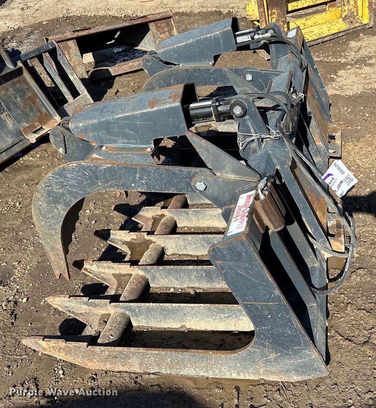 image for item DG0529 Stout XHD84-6 skid steer rock grapple bucket