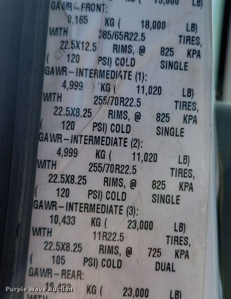 image for item DO3352 2020 Western Star  W4700SF dump truck