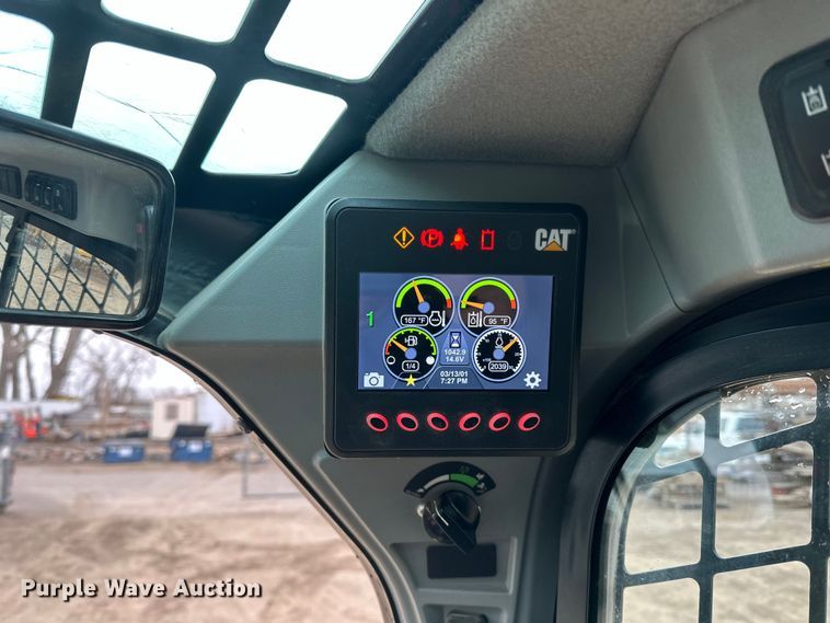 image for item DQ0587 2023 Caterpillar 259D3 tracked skid steer loader