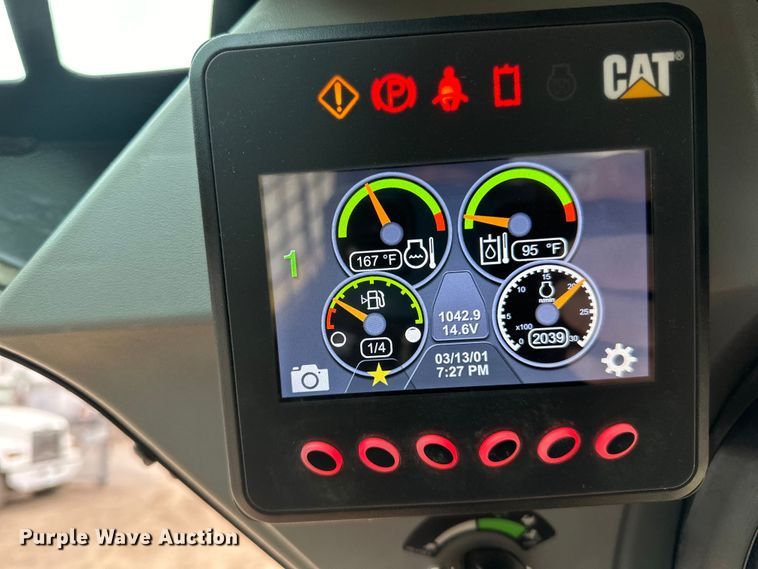 image for item DQ0587 2023 Caterpillar 259D3 tracked skid steer loader