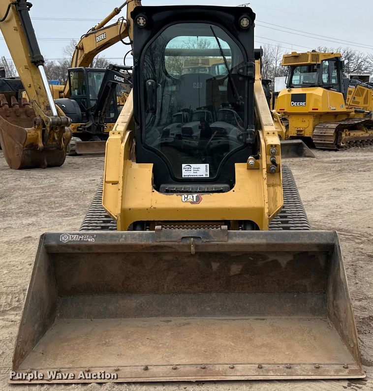 image for item DQ0589 2021 Caterpillar 259D3 tracked skid steer loader