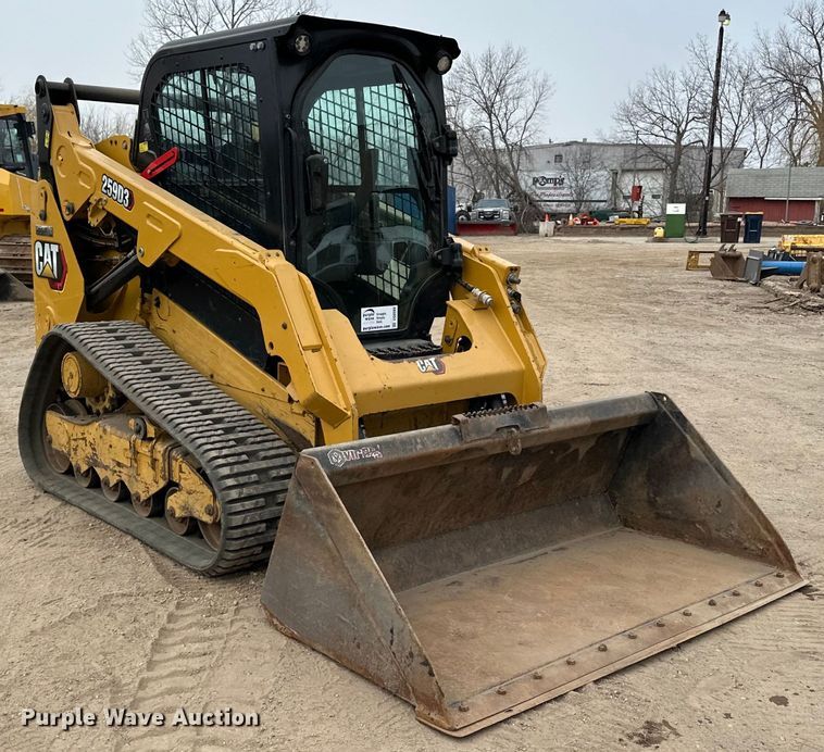 image for item DQ0589 2021 Caterpillar 259D3 tracked skid steer loader