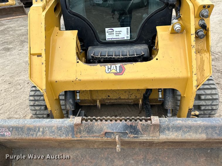 image for item DQ0589 2021 Caterpillar 259D3 tracked skid steer loader