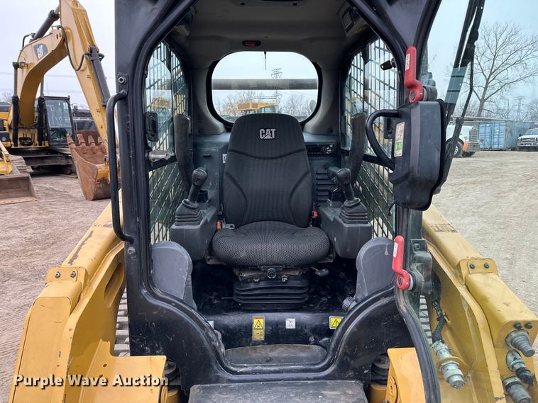 image for item DQ0589 2021 Caterpillar 259D3 tracked skid steer loader