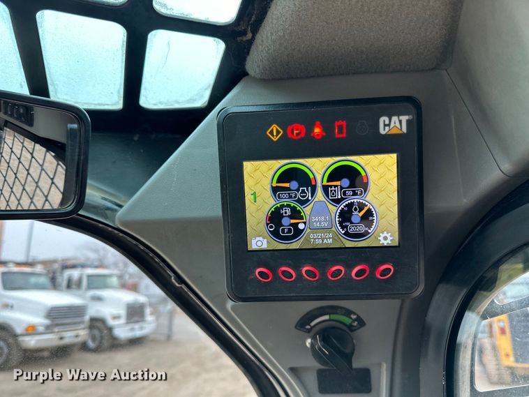 image for item DQ0589 2021 Caterpillar 259D3 tracked skid steer loader