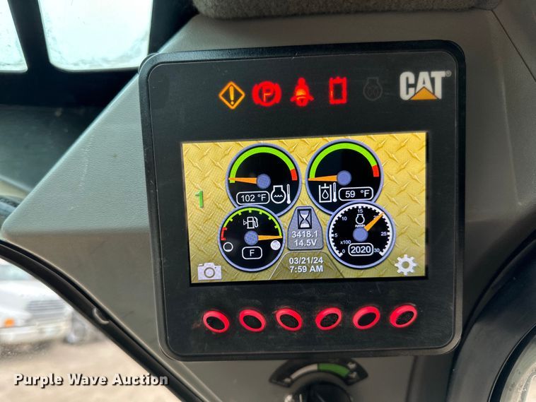 image for item DQ0589 2021 Caterpillar 259D3 tracked skid steer loader