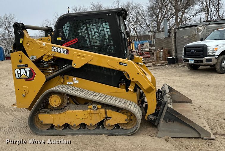image for item DQ0590 2023 Caterpillar  259D3 tracked skid steer loader