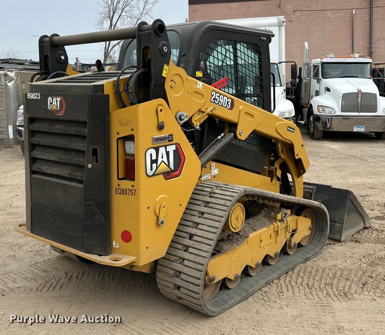 image for item DQ0590 2023 Caterpillar  259D3 tracked skid steer loader