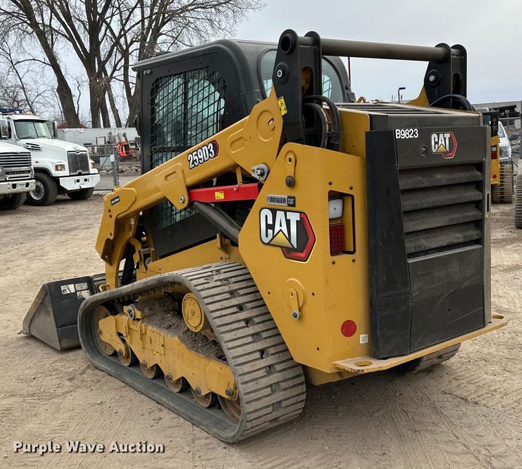 image for item DQ0590 2023 Caterpillar  259D3 tracked skid steer loader