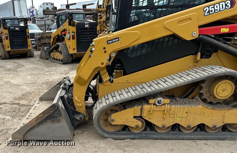 image for item DQ0590 2023 Caterpillar  259D3 tracked skid steer loader