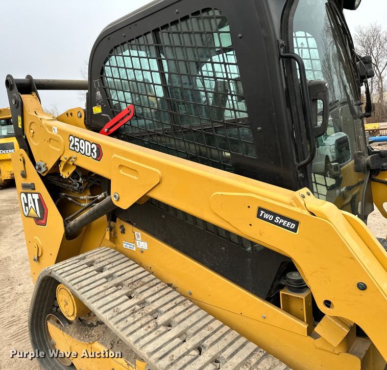 image for item DQ0590 2023 Caterpillar  259D3 tracked skid steer loader