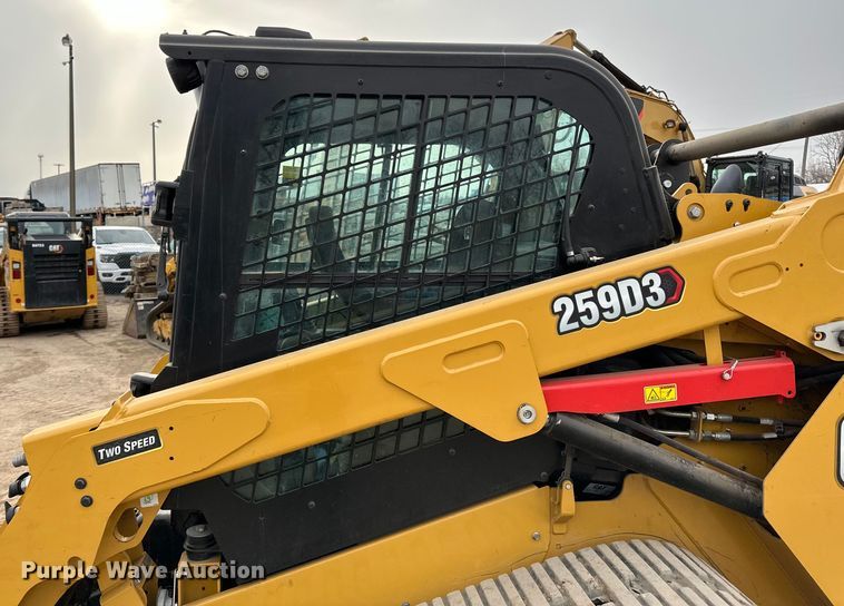 image for item DQ0590 2023 Caterpillar  259D3 tracked skid steer loader