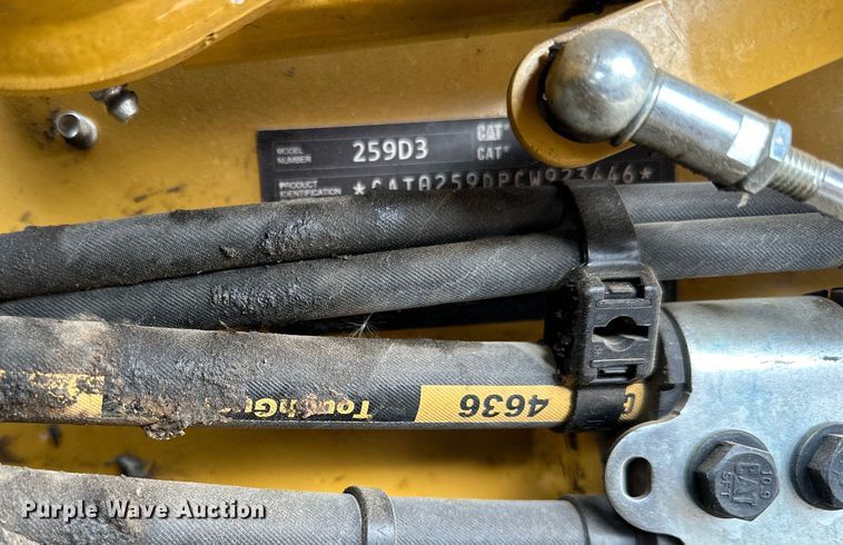 image for item DQ0590 2023 Caterpillar  259D3 tracked skid steer loader