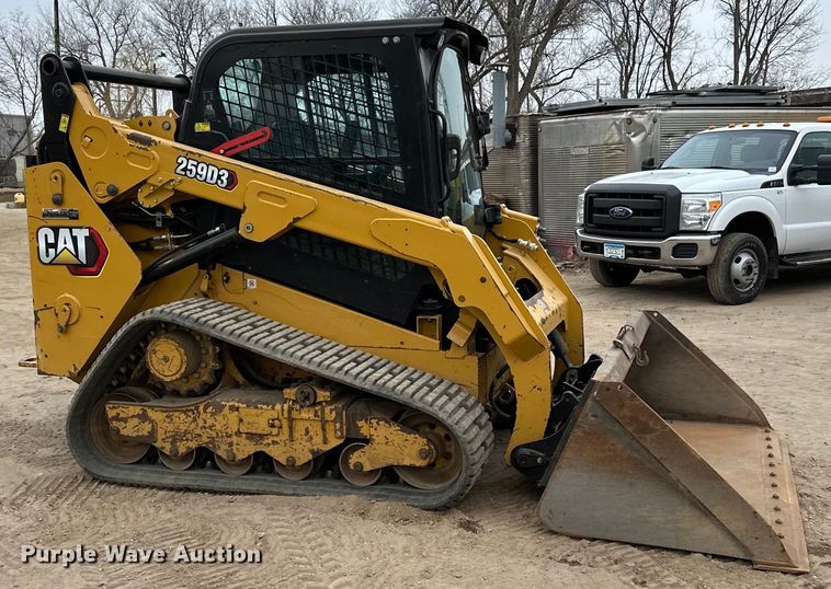 image for item DQ0592 2020 Caterpillar  259D3 tracked skid steer loader