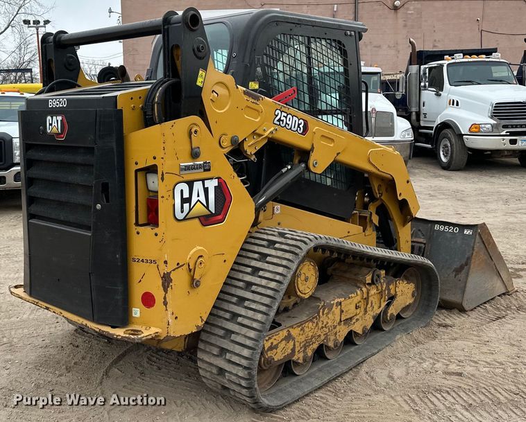 image for item DQ0592 2020 Caterpillar  259D3 tracked skid steer loader