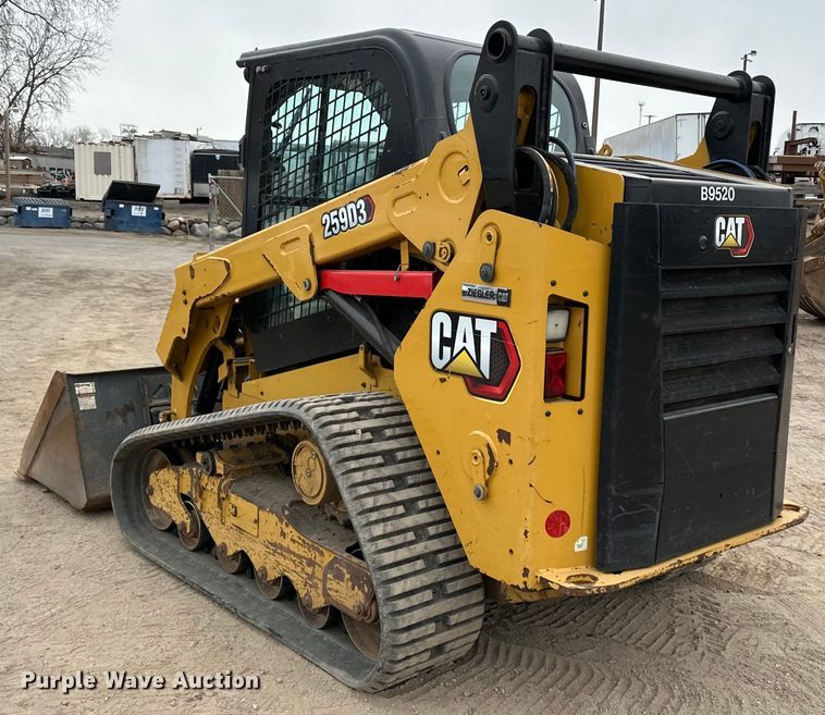 image for item DQ0592 2020 Caterpillar  259D3 tracked skid steer loader