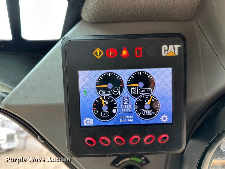 image for item DQ0592 2020 Caterpillar  259D3 tracked skid steer loader