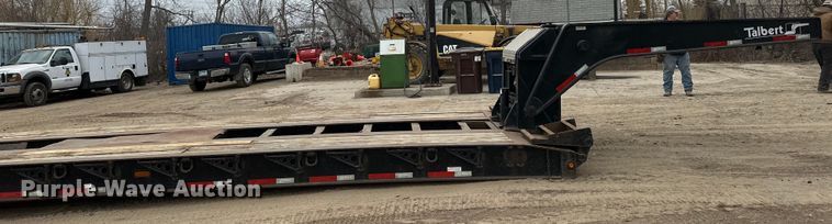 image for item DQ0601 2013 Talbert T4-55SA-HRG-IEC3 lowboy equipment trailer