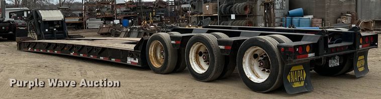 image for item DQ0601 2013 Talbert T4-55SA-HRG-IEC3 lowboy equipment trailer